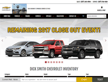 Tablet Screenshot of dicksmithchevrolet.net